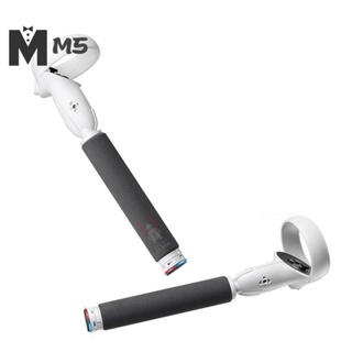 อุปกรณ์เสริมเกมแพด VR แบบพลาสติก สําหรับ Oculus 2 Light Saber Games Extension Grips Stand for Meta 2 VR