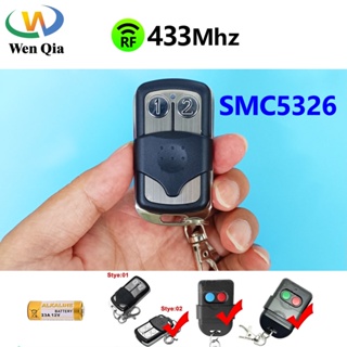 Wenqia รีโมตควบคุมประตูอัตโนมัติ 8 ช่อง 330mhz 433mhz SMC5326 รวมแบตเตอรี่ 27A 12V