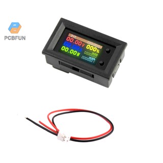 Pcbfun DC 6~30V 20A 8-in-1 เครื่องวัดแรงดันไฟฟ้า หน้าจอสี LCD IPS 1.14 นิ้ว อเนกประสงค์