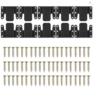 Fw ตัวเชื่อมต่อโซฟาทั่วไป ติดตั้งง่าย พร้อมสกรู สําหรับเฟอร์นิเจอร์ 10 ชิ้น