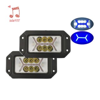 ไฟตัดหมอก ไฟสปอตไลท์ LED ทรงสี่เหลี่ยมผืนผ้า เหมาะกับวิ่งกลางวัน สําหรับติดรถยนต์