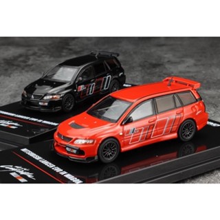 INNO 1: 64 Mitsubishi EVO IX 9th Advan Travel RALLIART อัลลอย ของเล่นสะสม สําหรับเด็กผู้ชาย โมเดลรถยนต์