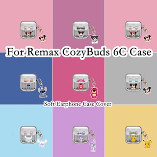 【Yoshida】เคสหูฟัง แบบนิ่ม ลายการ์ตูน สําหรับ Remax CozyBuds 6C Remax CozyBuds 6C