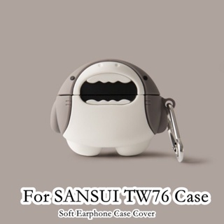 【Trend Front】เคสหูฟัง แบบนิ่ม กันกระแทก ลายการ์ตูน สําหรับ SANSUI TW76 SANSUI TW76