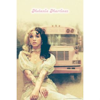 โปสเตอร์ พิมพ์ลาย Melanie Martinez Pink School Bus Crybaby Detention Kalbum สําหรับตกแต่งผนัง