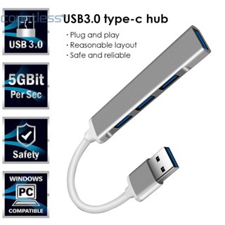 อะแดปเตอร์ฮับ USB C USB 3.0 Type-C 5 Gbps 4 พอร์ต สําหรับ PC [countless.th]