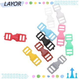 Layor บักเกิลปลดด้านข้าง ขนาดเล็ก 6 มม. สําหรับตั้งแคมป์กลางแจ้ง DIY 10 20 ชิ้น