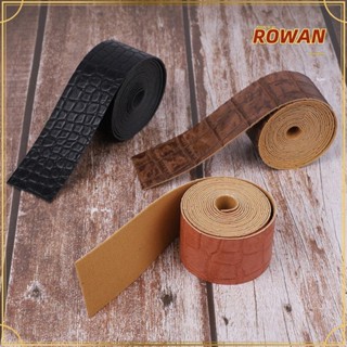 Rowans สายนาฬิกาข้อมือหนังจระเข้ DIY สําหรับทําเครื่องประดับ ตกแต่งกระเป๋า