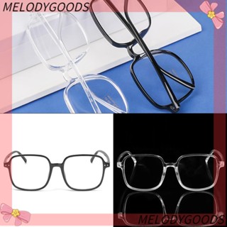 Melodg แว่นตาสายตาสั้น แบบใส กรอบสี่เหลี่ยม ความละเอียดสูง ลดแสงสีฟ้า สไตล์วินเทจ -1.0~-4.0 สําหรับทุกเพศ