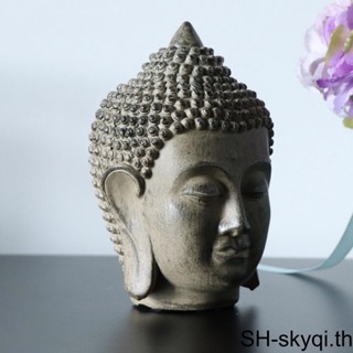 ฟิกเกอร์รูปปั้นพระพุทธรูป Zen Fengshui สําหรับตกแต่งบ้าน