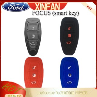 Xinfan ปลอกกุญแจซิลิโคน สําหรับ Ford smart key Ford Samartkey model Ecosport /Focus /Fiesta