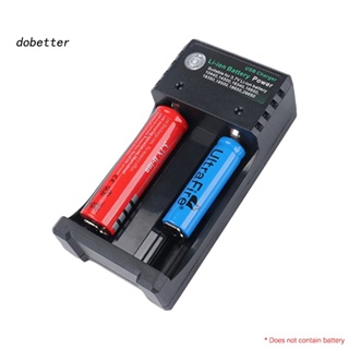 &lt;Dobetter&gt; เครื่องชาร์จแบตเตอรี่ลิเธียมไอออน 37V 14500 26650 16650 18650 พร้อมไฟแสดงสถานะ LED