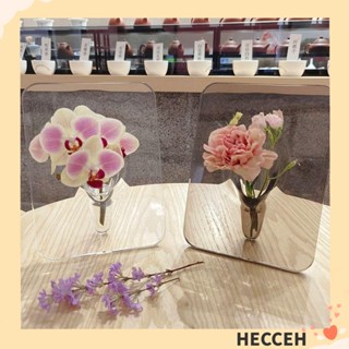 Hecceh แจกันกรอบอะคริลิคใส สร้างสรรค์ สําหรับตกแต่งบ้าน ห้อง