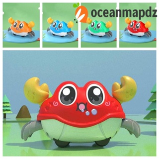 Oceanmapdz ปูคลาน ของเล่นเด็ก, ยานพาหนะเฉื่อย, น่ารักกดกลับรถของเล่นพลาสติกการ์ตูนอนุบาล