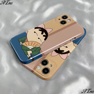 เคสโทรศัพท์มือถือแบบฟิล์มแข็ง ลายการ์ตูนชินจัง สําหรับ Iphone 14promax 13 12 11 xs 7 8p 5GGB