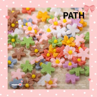 Path กลีบดอกไม้เรซิ่น พลาสติก ขนาดเล็ก คละสี 5 กลีบ สําหรับตกแต่งเล็บ DIY