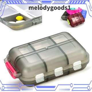 Melodygoods1 กล่องเก็บยา แบบพกพา 12 ช่อง