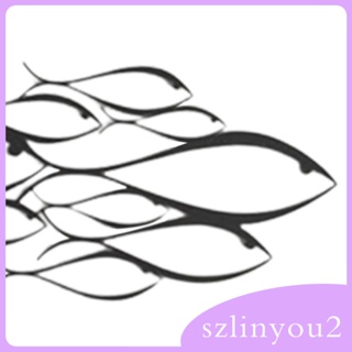 [szlinyou2] ประติมากรรมเหล็ก รูปปลา สไตล์โมเดิร์น สําหรับตกแต่งผนัง ห้องนั่งเล่น กลางแจ้ง