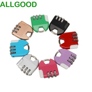 Allgoods กล่องเก็บของ แบบใส่รหัสผ่าน 3 หลัก มีซิปล็อค สีดํา