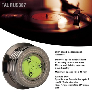 Taurus307 บันทึกน้ำหนัก Stabilizer Professional 50Hz 45rpm ไวนิล Turntable Disc พร้อมการวัดระดับและความเร็ว