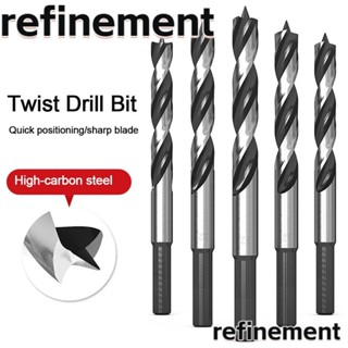 Refinement ดอกสว่านเจาะรู แบบเกลียว ตัดเร็ว สําหรับเจาะไม้