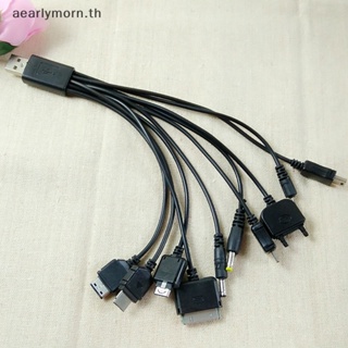 Aa 10 in 1 สายชาร์จ USB สําหรับ Motorola Samsung LG Data Cable TH