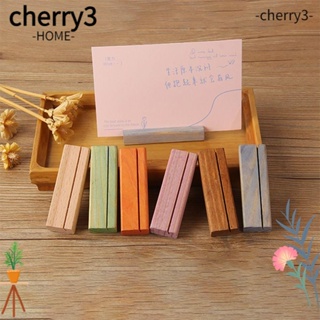 Cherry3 แคลมป์หนีบกระดาษ รูปตัวเลข 3 แนวโรแมนติก สําหรับตกแต่งโต๊ะ