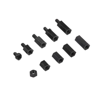 Urlwall 180 ชิ้น M3 บ้านฮาร์ดแวร์ซ่อมหญิงชาย Hex หกเหลี่ยม skru เสาไนลอน Standoff Spacer คอลัมน์สําหรับ PCB เมนบอร์ดพลาสติก Spacing Phillips สกรู