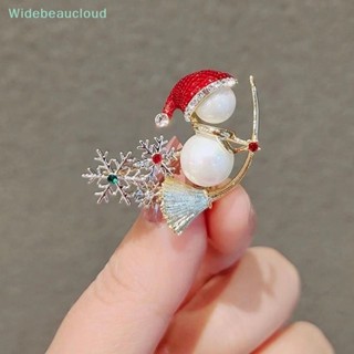 Widebeaucloud น่ารัก คริสต์มาส สโนว์แมน เข็มกลัด แม่มด บนกวาด เข็มกลัด Happy Christmas ปีใหม่ เข็มกลัด Pin เครื่องประดับ เข็มกลัด ของขวัญปีใหม่ ดี