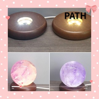 PATH ฐานโคมไฟกลางคืน LED ชาร์จ USB โรแมนติก สําหรับถ่ายภาพ