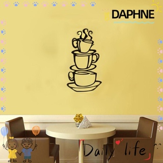 Daphne สติกเกอร์ไวนิล DIY ลอกออกได้ สําหรับติดตกแต่งผนังบ้าน คาเฟ่