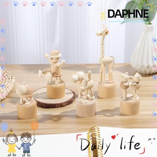 Daphne ฟิกเกอร์ไม้ รูปสัตว์ สําหรับตกแต่งบ้าน DIY