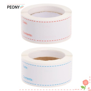 PEONY Waterproof Mark Kitchen Self Adhesive Food Storage Label Freezer Container Removable Refrigerator Jar Stickers