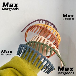 Maxg ที่คาดผม ที่คาดผมผู้ชาย อารมณ์ สีดํา เครื่องประดับผม ที่คาดผม