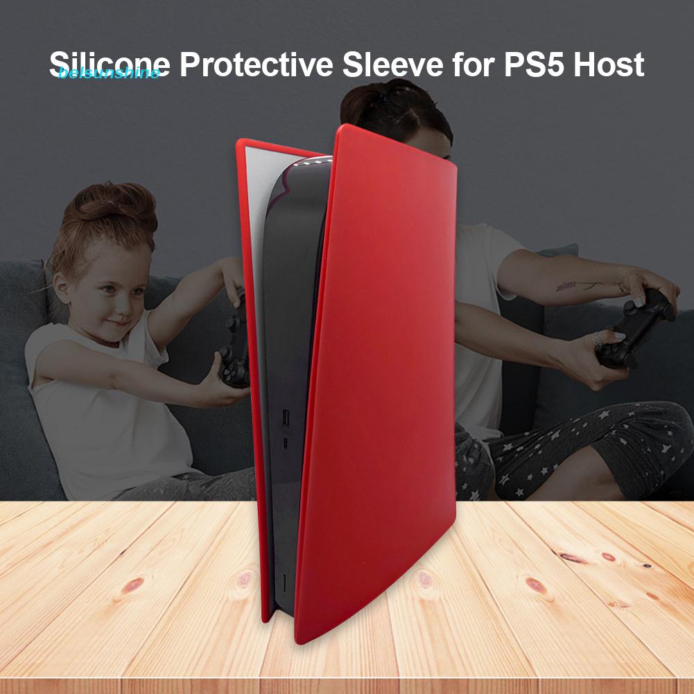 ฝาครอบคอนโซลเกม ซิลิโคน กันฝุ่น สําหรับ Sony PS5 Optical Drive Digital H [belsunshine.th]