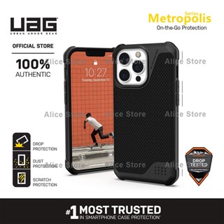 Uag เคสโทรศัพท์มือถือ ลายจุด สีดํา สําหรับ iPhone 13 Pro Max 13 Mini