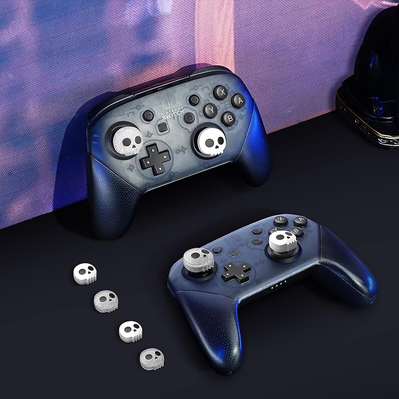 Olee ฝาครอบปุ่มกดจอยสติ๊ก ซิลิโคน อุปกรณ์เสริม สําหรับ PS5 PS4 Switch Pro Xbox Series X S PS5 4 ชิ้น