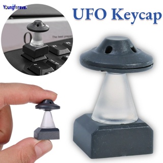 ปุ่มกดคีย์บอร์ด UFO แบบใส พรีเมี่ยม อุปกรณ์เสริม สําหรับคีย์บอร์ด