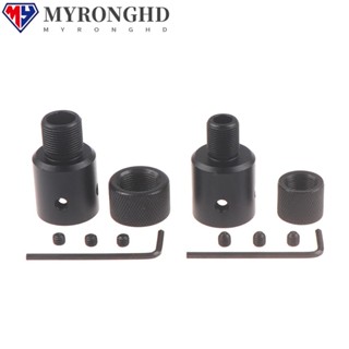 Myronghd Knurled Thread Protector 1 / 2-28 5 / 8-24 อุปกรณ์เสริมยางอลูมิเนียม