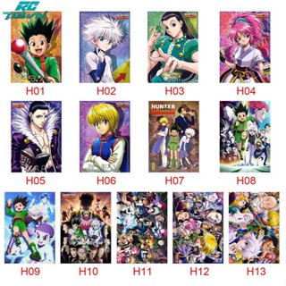 Rctown HUNTERxHUNTER HxH Killua โปสเตอร์กระดาษ ลายอนิเมะ สําหรับตกแต่งผนังบ้าน ห้องนั่งเล่น ห้องนอน