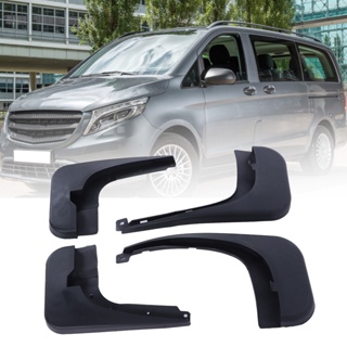 HJ001 4 pcs รถโคลนอวัยวะเพศหญิงยามการบำรุงรักษาทดแทนสำหรับ Mercedes Benz Vito/V-CLASS W447 2016-2021