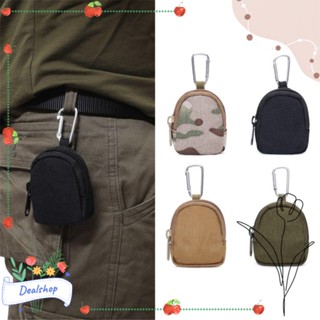 Dealshop กระเป๋าคาดเอว กระเป๋าเหรียญเดินป่า ตั้งแคมป์ พร้อมตะขอ ไนล่อน EDC Molle