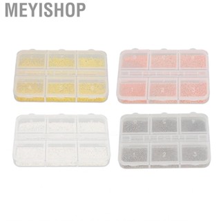 Meyishop Nail Art Bead Home Salon Exquisite DIY Metal Mini Beads Decoration For