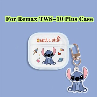 【Ĕĕ】เคสหูฟัง แบบนิ่ม ลายการ์ตูนน่ารัก สําหรับ Remax TWS-10 Plus Remax TWS-10 Plus