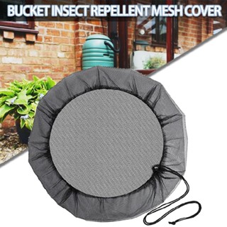 New Adjustable Rain Barrel Mesh Cover Water Butt Net Outdoor Rain Barrel Covers