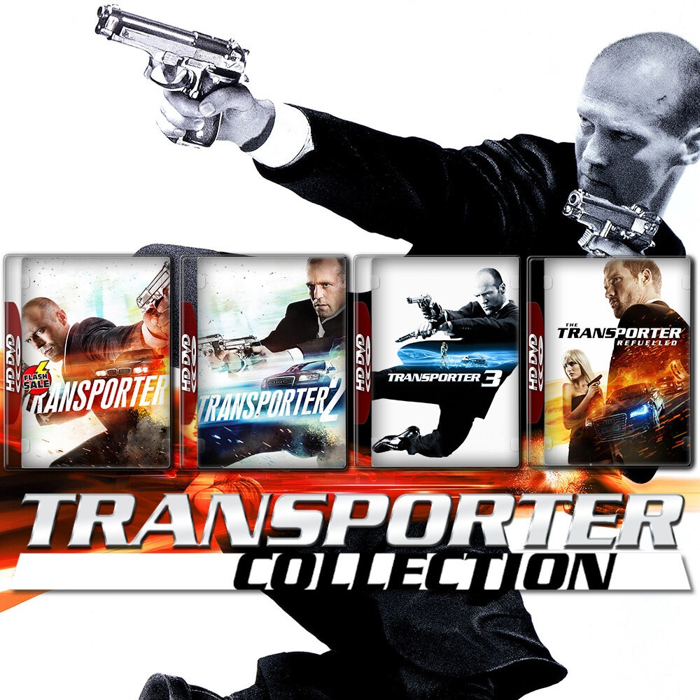 DVD ดีวีดี The Transporter ทรานสปอร์ตเตอร์ ภาค 1-4 DVD หนัง มาสเตอร์ เสียงไทย (เสียง ไทย/อังกฤษ | ซับ ไทย/อังกฤษ) DVD ดี