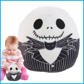 ตุ๊กตาฟิกเกอร์การ์ตูนอนิเมะ Jack Skellington Kawaii น่ารัก แบบนิ่ม