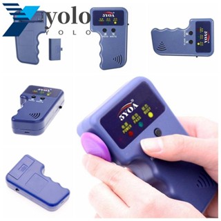 Yolo เครื่องคัดลอกลาย 125KHz RFID EM4100 ไฟ LED T5577 แบบพกพา