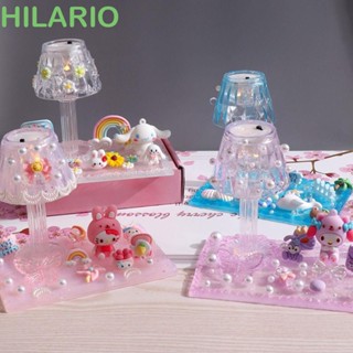 Hilario ชุดโคมไฟกลางคืน เรซิ่น ลาย My Melody สีสดใส DIY ของเล่นสําหรับเด็ก