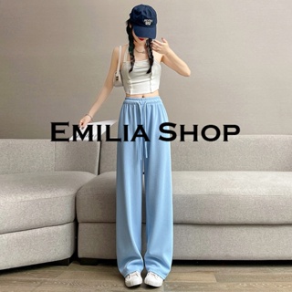 EMILIA SHOP  กางเกงขายาว กางเกงขายาวผู้หญิง สไตล์เกาหลี  รุ่นใหม่ Trendy High quality พิเศษ A93L4RL 36Z230909